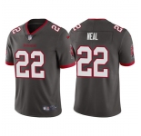 Men's Tampa Bay Buccaneers #22 Keanu Neal Gray Vapor Limited Stitched Jersey