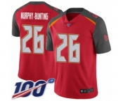 Men's Tampa Bay Buccaneers #26 Sean Murphy-Bunting Red Team Color Vapor Untouchable Limited Player 100th Season Football Jersey