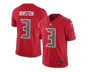 Men's Tampa Bay Buccaneers #3 Jameis Winston Nike Red Color Rush Limited Jersey
