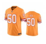 Men's Tampa Bay Buccaneers #50 Vita Vea Orange 2023 F.U.S.E. Throwback Limited Stitched Jersey