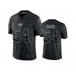 Men's Tampa Bay Buccaneers #54 Lavonte David Black Reflective Limited Stitched Jersey
