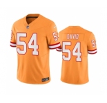 Men's Tampa Bay Buccaneers #54 Lavonte David Orange 2023 F.U.S.E. Throwback Limited Stitched Jersey