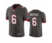 Men's Tampa Bay Buccaneers #6 Baker Mayfield Gray Vapor Untouchable Limited Stitched Jersey