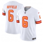 Men's Tampa Bay Buccaneers #6 Baker Mayfield White 2025 F.U.S.E. Vapor Limited Football Stitched Jersey