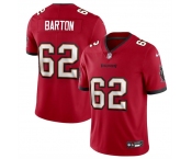 Men's Tampa Bay Buccaneers #62 Graham Barton Red 2024 Draft Vapor Limited Football Stitched Jersey