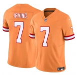 Men's Tampa Bay Buccaneers #7 Bucky Irving Orange F.U.S.E. Throwback Limited Stitched Jersey
