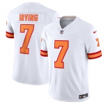 Men's Tampa Bay Buccaneers #7 Bucky Irving White 2025 F.U.S.E. Vapor Limited Football Stitched Jersey