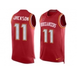 Nike Tampa Bay Buccaneers #11 DeSean Jackson Red Team Color Men's Stitched NFL Limited Tank Top Jersey