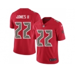Nike Tampa Bay Buccaneers #22 Ronald Jones II Red Men Stitched NFL Limited Rush Jersey