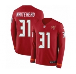 Nike Tampa Bay Buccaneers #31 Jordan Whitehead Limited Red Therma Long Sleeve NFL Jersey