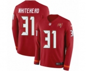 Nike Tampa Bay Buccaneers #31 Jordan Whitehead Limited Red Therma Long Sleeve NFL Jersey