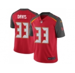 Nike Tampa Bay Buccaneers #33 Carlton Davis Red Team Color Men Stitched NFL Vapor Untouchable Limited Jersey
