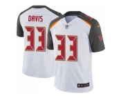 Nike Tampa Bay Buccaneers #33 Carlton Davis White Men Stitched NFL Vapor Untouchable Limited Jersey