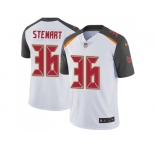 Nike Tampa Bay Buccaneers #36 M.J. Stewart White Men Stitched NFL Vapor Untouchable Limited Jersey