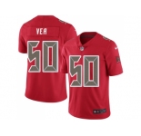 Nike Tampa Bay Buccaneers #50 Vita Vea Red Men Stitched NFL Limited Rush Jersey