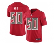 Nike Tampa Bay Buccaneers #50 Vita Vea Red Men Stitched NFL Limited Rush Jersey
