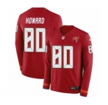 Nike Tampa Bay Buccaneers #80 O. J. Howard Limited Red Therma Long Sleeve NFL Jersey