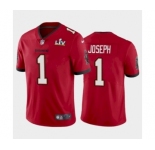 Tampa Bay Buccaneers #1 Greg Joseph Red Super Bowl LV Jersey