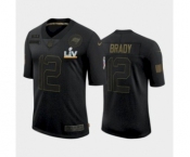 Tampa Bay Buccaneers #12 Tom Brady  Black Jersey 2021 Super Bowl LV