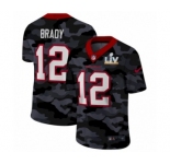 Tampa Bay Buccaneers #12 Tom Brady Camo 2021 Super Bowl LV Jersey