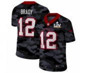 Tampa Bay Buccaneers #12 Tom Brady Camo 2021 Super Bowl LV Jersey