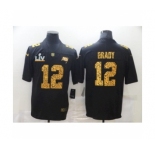 Tampa Bay Buccaneers #12 Tom Brady Leopard 2021 Super Bowl LV Jersey