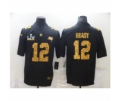 Tampa Bay Buccaneers #12 Tom Brady Leopard 2021 Super Bowl LV Jersey