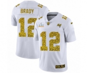 Tampa Bay Buccaneers #12 Tom Brady White Leopard Super Bowl LV Jersey