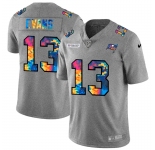 Tampa Bay Buccaneers #13 Mike Evans Men's Nike Multi-Color 2020 NFL Crucial Catch NFL Jersey Greyheather