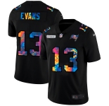 Tampa Bay Buccaneers #13 Mike Evans Men's Nike Multi-Color Black 2020 NFL Crucial Catch Vapor Untouchable Limited Jersey