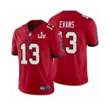 Tampa Bay Buccaneers #13 Mike Evans Red 2021 Super Bowl LV Jersey