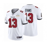 Tampa Bay Buccaneers #13 Mike Evans White 2021 Super Bowl LV Jersey