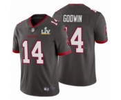 Tampa Bay Buccaneers #14 Chris Godwin Pewter 2021 Super Bowl LV Jersey