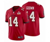Tampa Bay Buccaneers #14 Chris Godwin Red 2021 Super Bowl LV Jersey