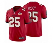 Tampa Bay Buccaneers #25 LeSean McCoy Red 2021 Super Bowl LV Jersey