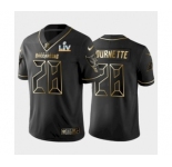 Tampa Bay Buccaneers #28 Leonard Fournette Black Golden Super Bowl LV Jersey