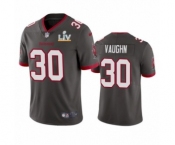 Tampa Bay Buccaneers #30 Ke'Shawn Vaughn Pewter Super Bowl LV Jersey