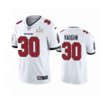 Tampa Bay Buccaneers #30 Ke'Shawn Vaughn White Super Bowl LV Jersey