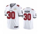 Tampa Bay Buccaneers #30 Ke'Shawn Vaughn White Super Bowl LV Jersey