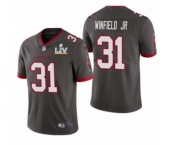 Tampa Bay Buccaneers #31 Antoine Winfield Jr Super Bowl LV Pewter Jersey