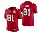 Tampa Bay Buccaneers #31 Antonio Brown Red 2021 Super Bowl LV Jersey