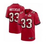 Tampa Bay Buccaneers #33 Jordan Whitehead Red Super Bowl LV Jersey