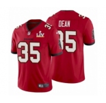 Tampa Bay Buccaneers #35 Jamel Dean Red 2021 Super Bowl LV Jersey