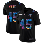Tampa Bay Buccaneers #45 Devin White Men's Nike Multi-Color Black 2020 NFL Crucial Catch Vapor Untouchable Limited Jersey