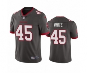 Tampa Bay Buccaneers #45 Devin White Pewter 2020 Vapor Limited Jersey