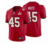 Tampa Bay Buccaneers #45 Devin White Red 2021 Super Bowl LV Jersey
