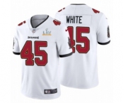 Tampa Bay Buccaneers #45 Devin White White 2021 Super Bowl LV Jersey