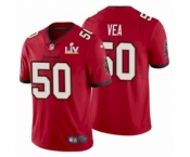 Tampa Bay Buccaneers #50 Vita Vea Red 2021 Super Bowl LV Jersey