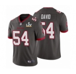 Tampa Bay Buccaneers #54 Lavonte David Pewter Super Bowl LV Jersey