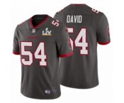 Tampa Bay Buccaneers #54 Lavonte David Pewter Super Bowl LV Jersey